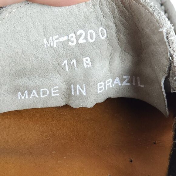 Mercanti Fiorentini Women's US11B Gray Suede Bow Flat Driving Loafer Shoes - Picture 11 of 16